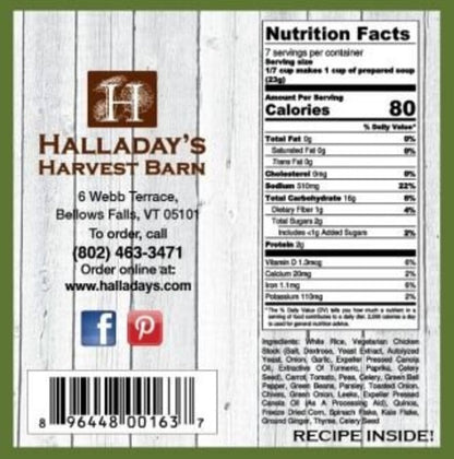 Halladay's Country Chicken Vegetable