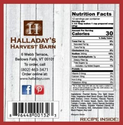 Halladay's Farmhouse Barley Vegetable Stew