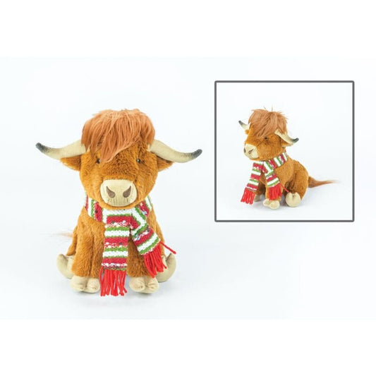 14391 Highland Cow Scarf Sitter