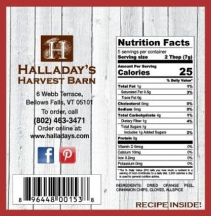 Halladay's Cider Mulling Mix