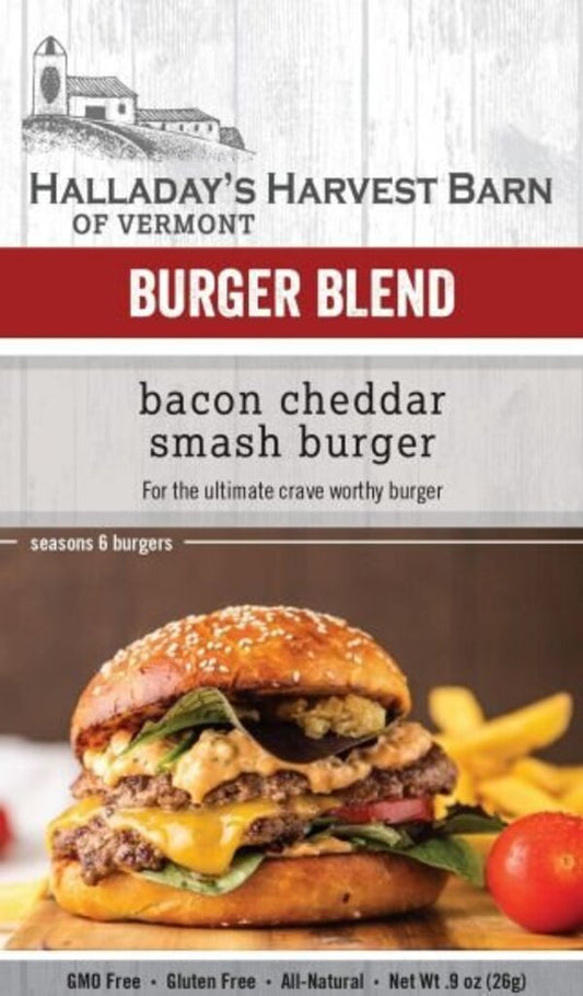 Halladay's Bacon Cheddar Smash Burger