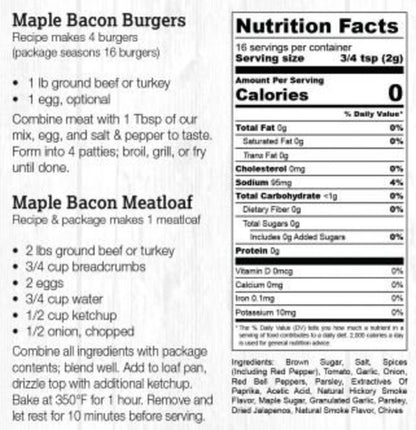 Halladay's Maple Bacon Burger