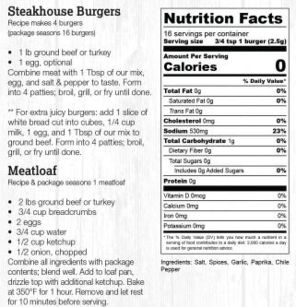 Halladay's Steakhouse Burger
