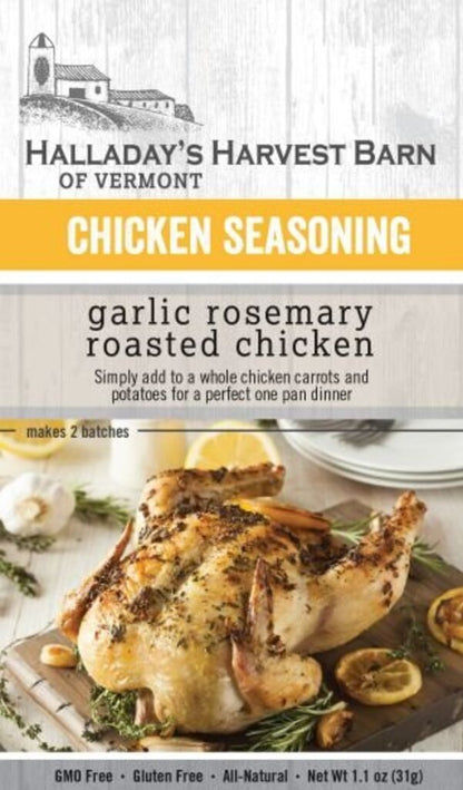 Halladay's Garlic Rosemary Roasted Chicken