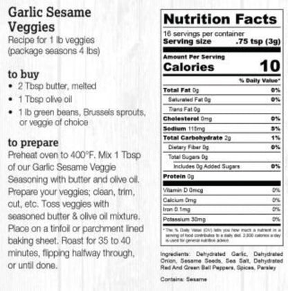 Halladay's Garlic Sesame
