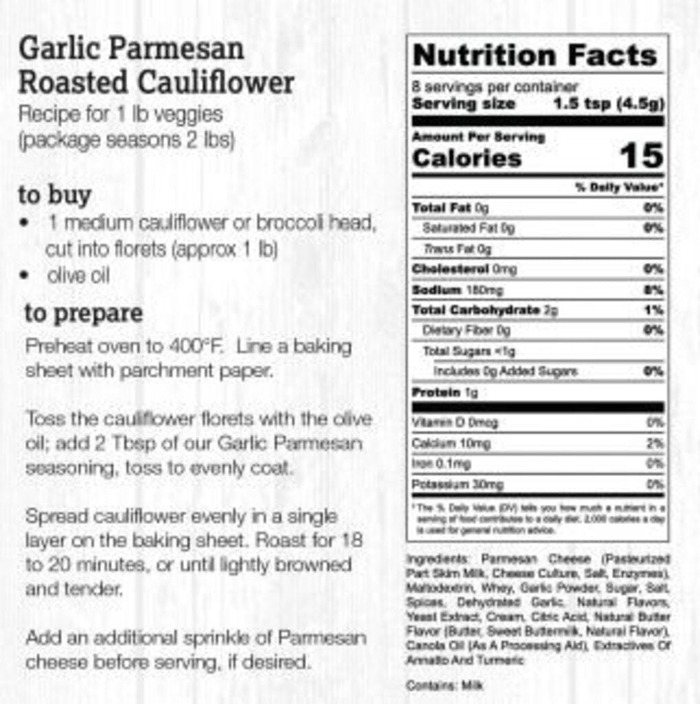 Garlic Parmesan Veggie