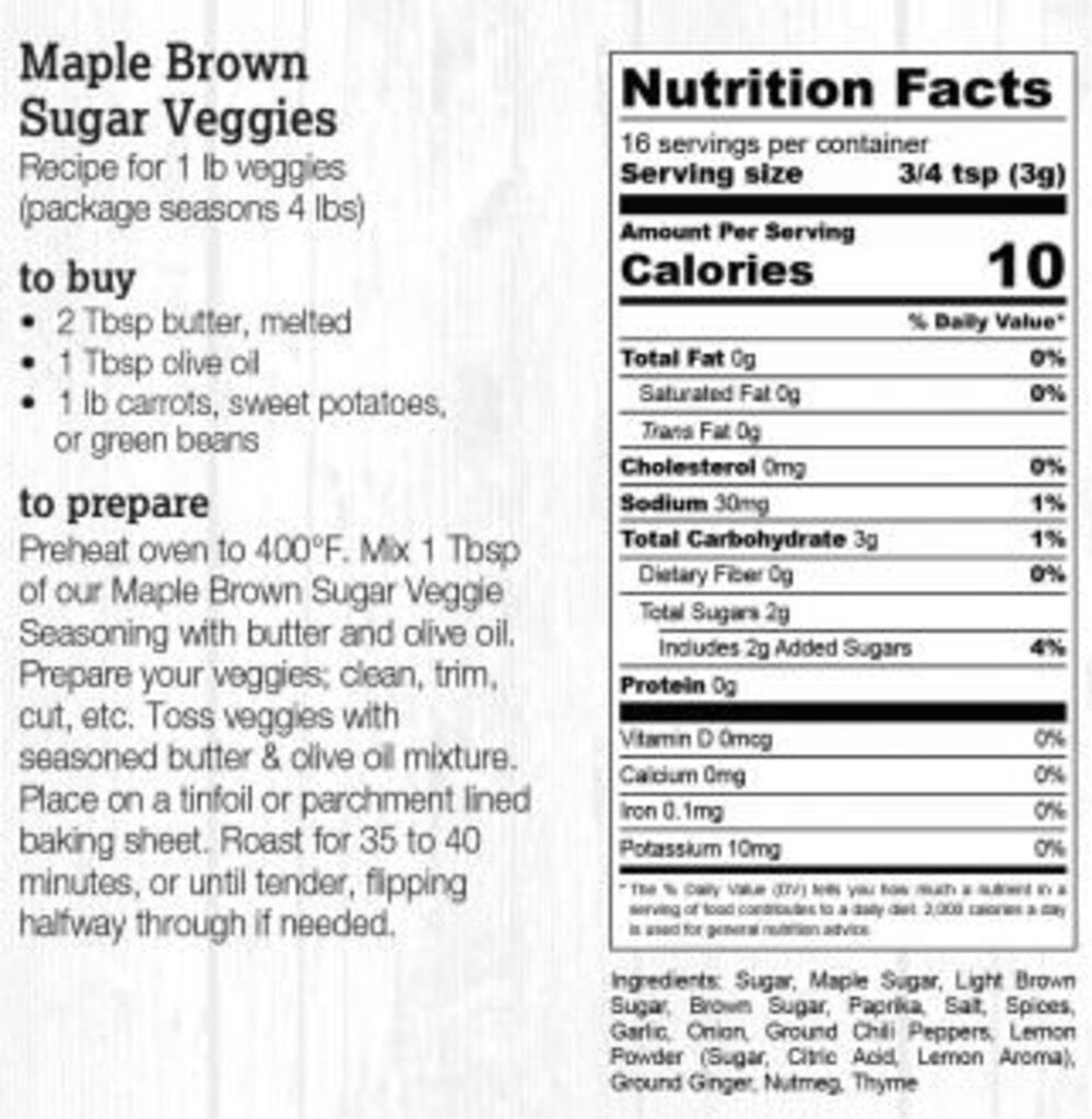 Halladay's Maple Brown Sugar