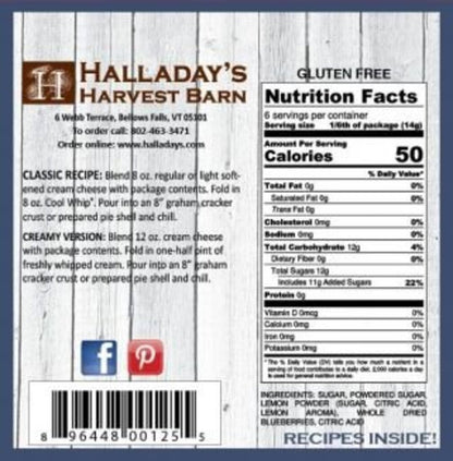 Halladay's Lemon Blueberry
