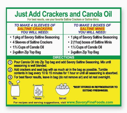 Party Cracker Seasoning - Sour Cream & Onion