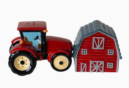Tractor & Barn Salt and Pepper Shaker