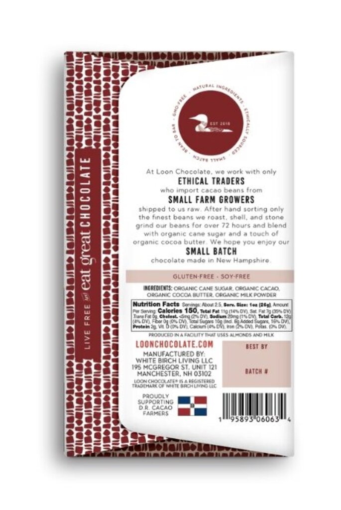 Loon Chocolate 50% Dark Milk