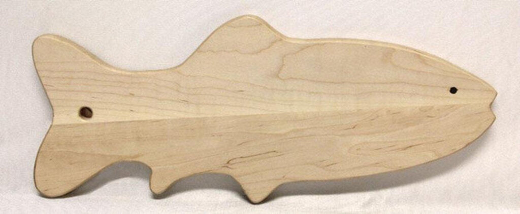 Fish Cheese Board Maple