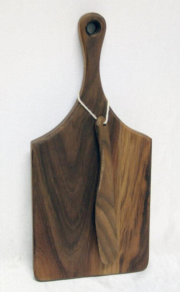 Handle Board W/Wood knife - Walnut