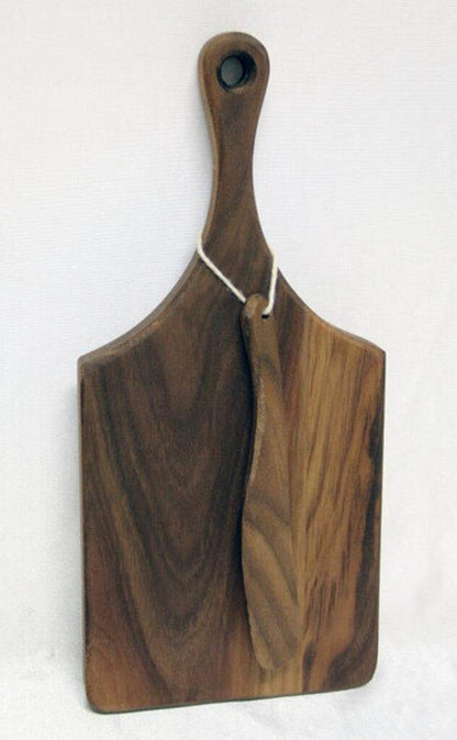 Handle Board W/Wood knife - Walnut