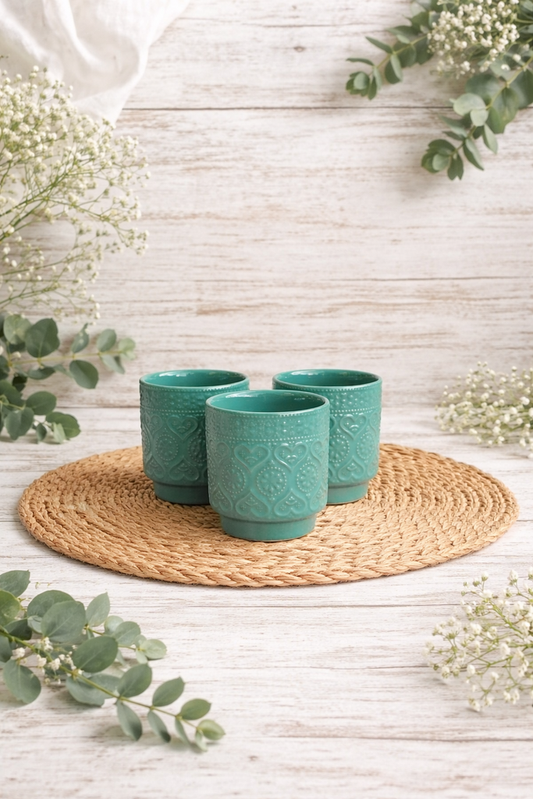 34712 Green POT 3Dx3H
