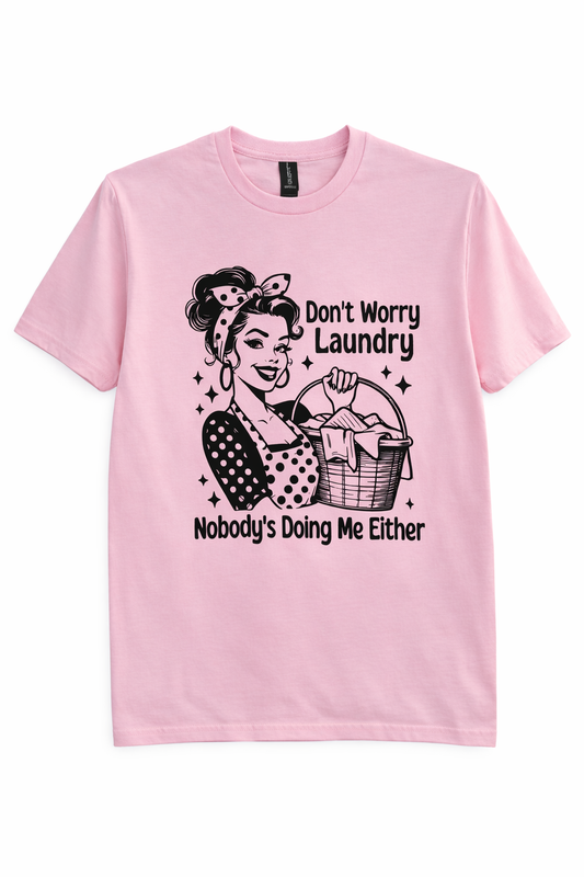 DON'T WORRY LAUNDRY TEE