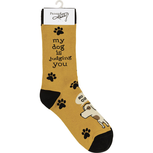 Socks- Dog is Judging