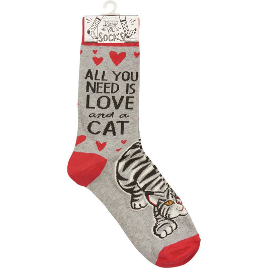 Socks- Love and a Cat