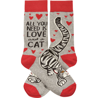 Socks- Love and a Cat