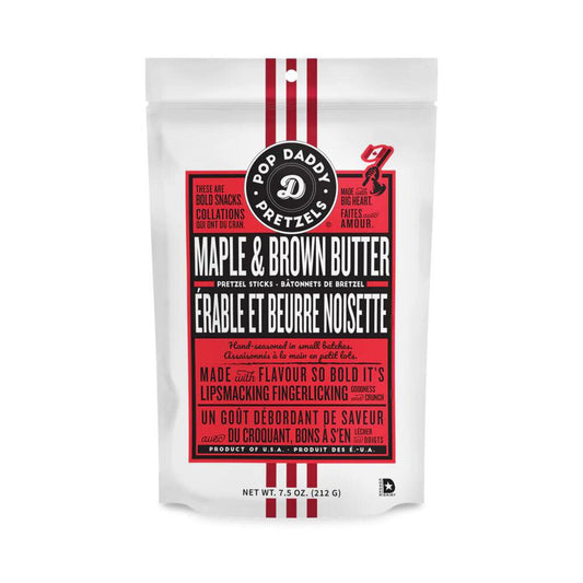 Pop Daddy Maple Brown Butter Pretzels