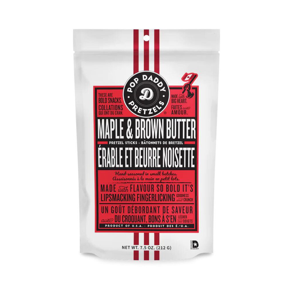 Pop Daddy Maple Brown Butter Pretzels