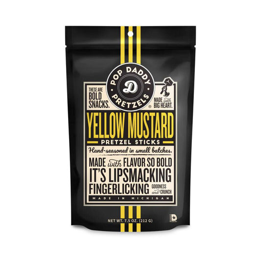 Pop Daddy Yellow Mustard Pretzels