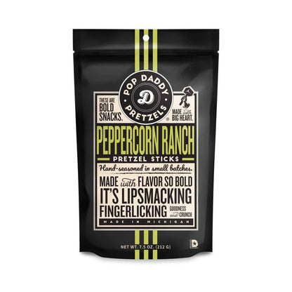 Pop Daddy Peppercorn Ranch Pretzels