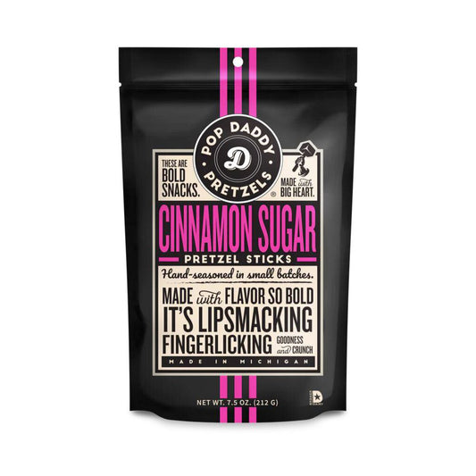 Pop Daddy Cinnamon Sugar Pretzels