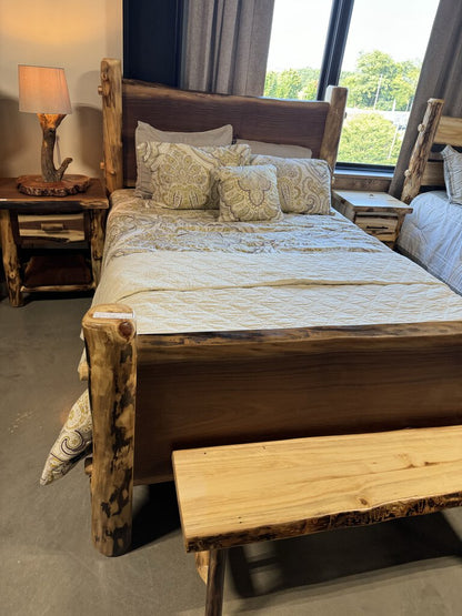 4 Piece Walnut Bedroom Set