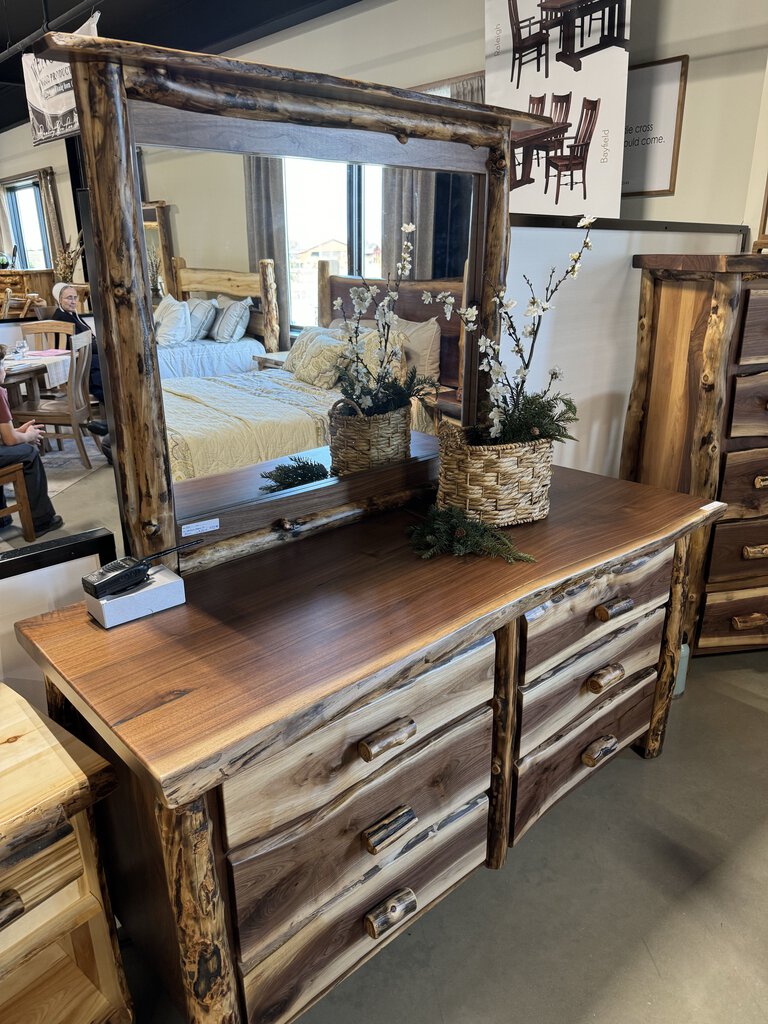 4 Piece Walnut Bedroom Set