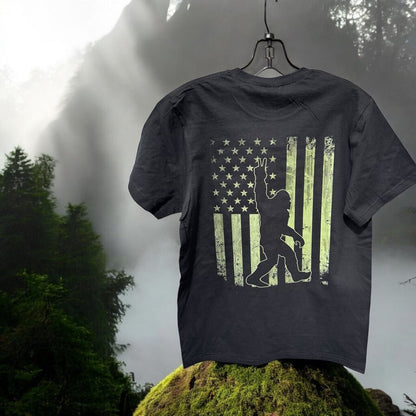 SO Sasquatch Camo Flag Tee XL