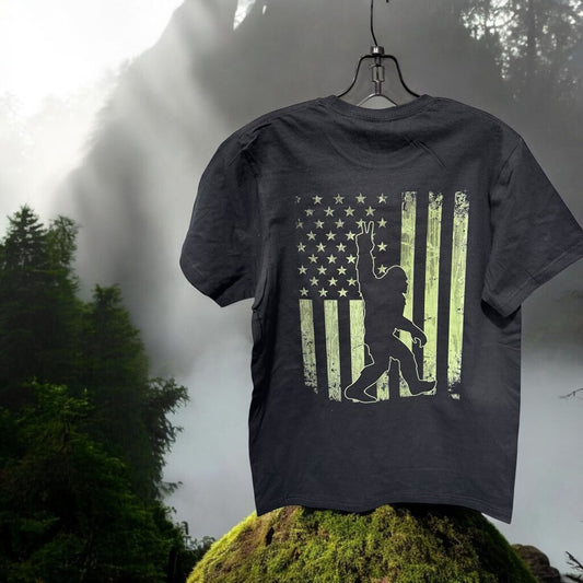 SO Sasquatch Camo Flag Tee XL